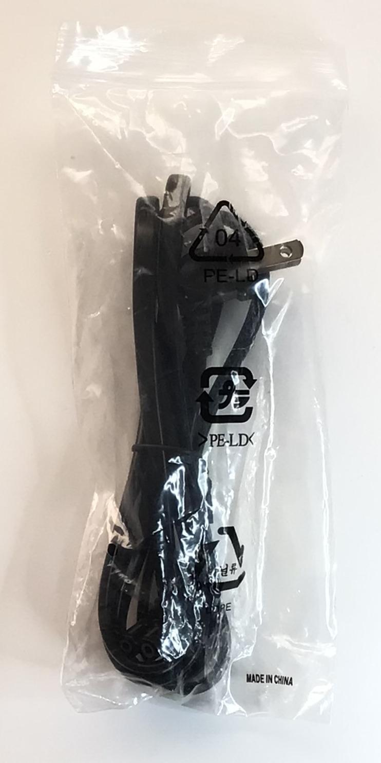 CABLE DE ALIMENTACION DE VOLTAGE ALTERNO BIFASICO 8  “NUEVO“ / DOBLE ANGULO / ANGULO TIPO L. / IEC 320 C7 a Nema 1-15P AC / NISPT-2 18AWG 2-Slot 90 grados Nema 1-15P a IEC C7 /  TIPO A Ó TIPO AMERICANO / 2.5 A / 10 A / 16 A / 100 – 125 V            - Imagen 4